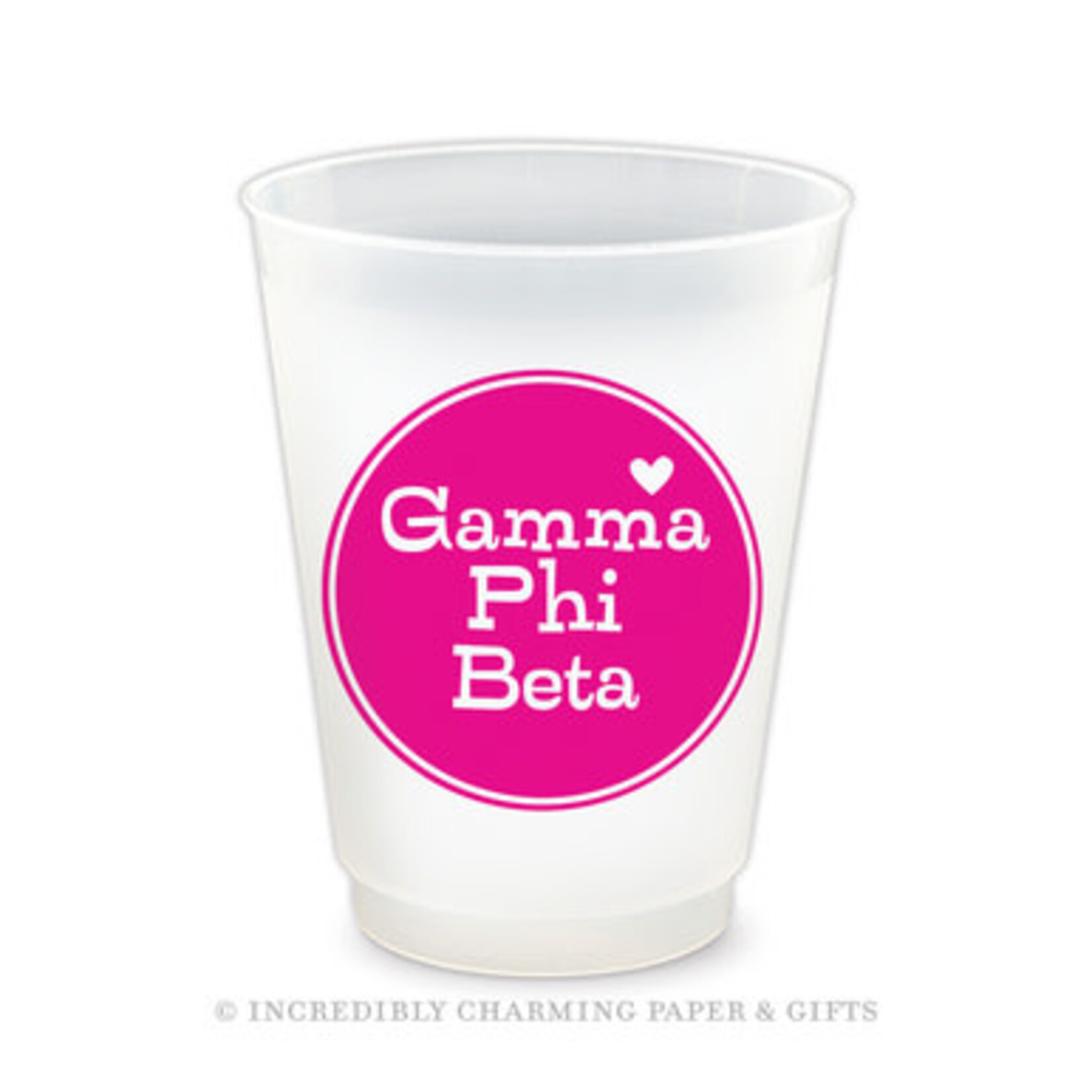m. lynne designs gamma phi beta love frost flex cup