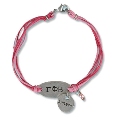 available at m. lynne designs Gamma Phi Beta Sisters Bracelet