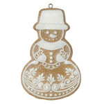 m. lynne designs gingerbread snowman ornament