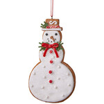 m. lynne designs gingerbread snowman ornament