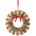 m. lynne designs gingerbread wreath ornament