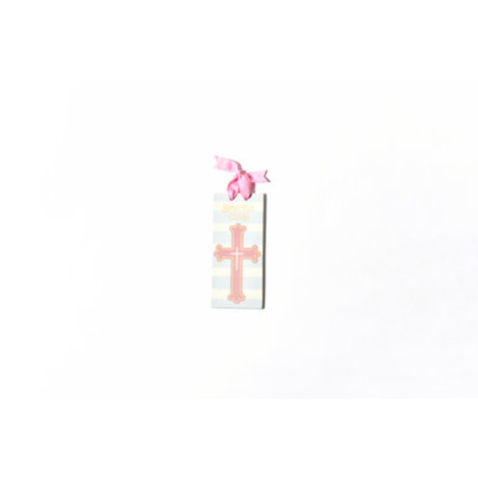 coton colors bless this child girl vertical door plaque