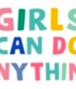 available at m. lynne designs Girls Can Do Anything Sticker