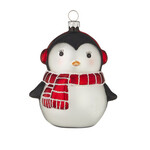 m. lynne designs glass penguin ornament