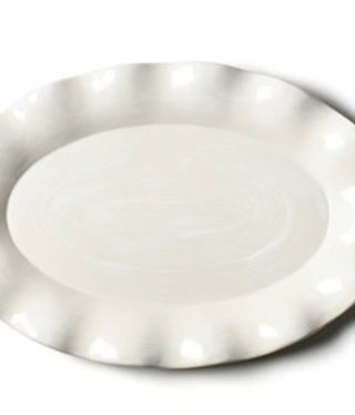 coton colors White Oval Platter