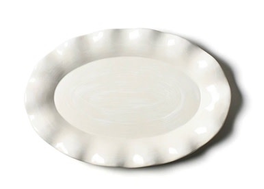 coton colors White Oval Platter