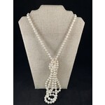 m. lynne designs white pearl necklace