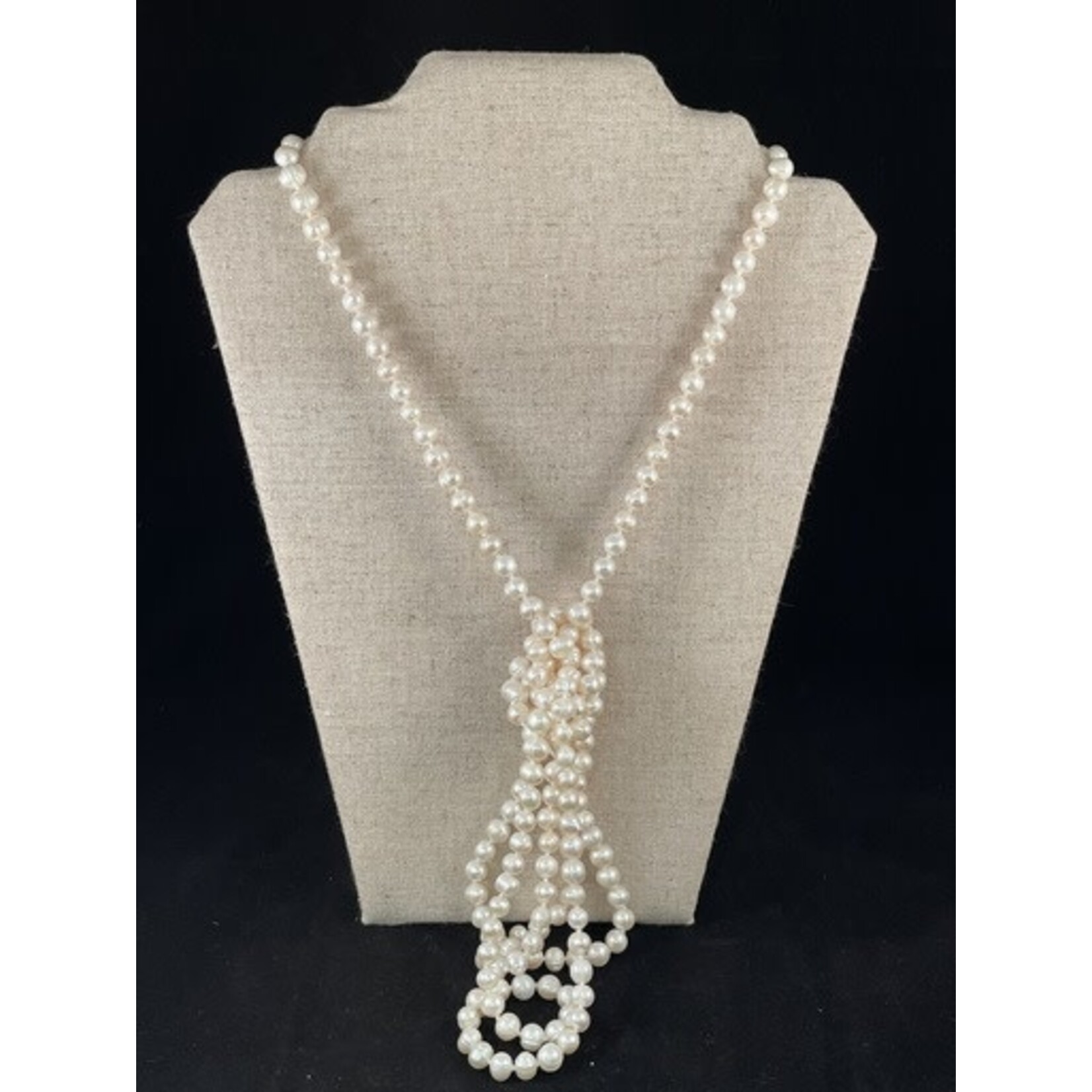 m. lynne designs white pearl necklace