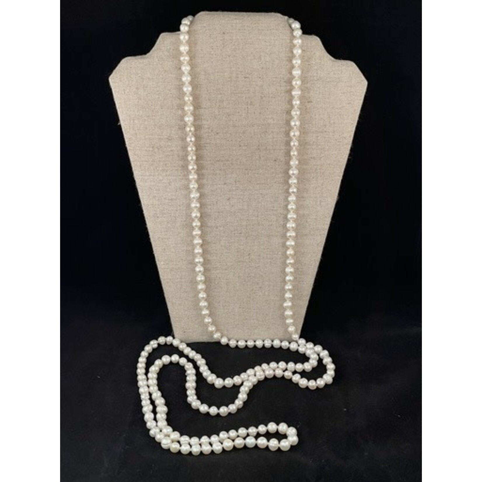 m. lynne designs white pearl necklace