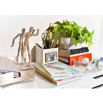 happy everything white small dot medium mini nesting cube