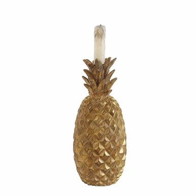 available at m. lynne designs gold pineapple taper holder