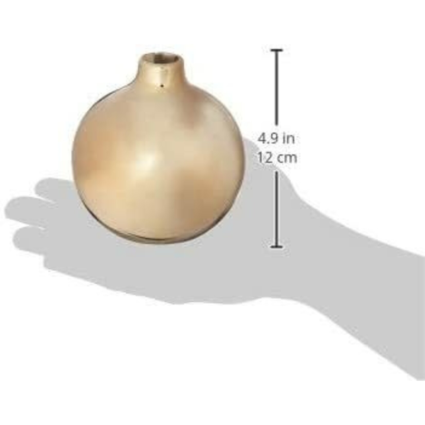 m. lynne designs gold round vase