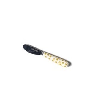 coton colors Gold Small Dot Appetizer Spreader