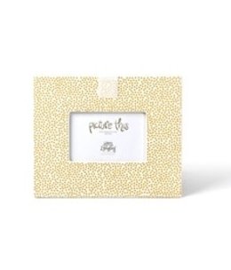 happy everything Gold Small Dot Mini Rectangle Frame
