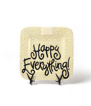 happy everything Gold Small Dot Happy Everything Mini Platter