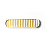coton colors gold stripe scoop oval tray