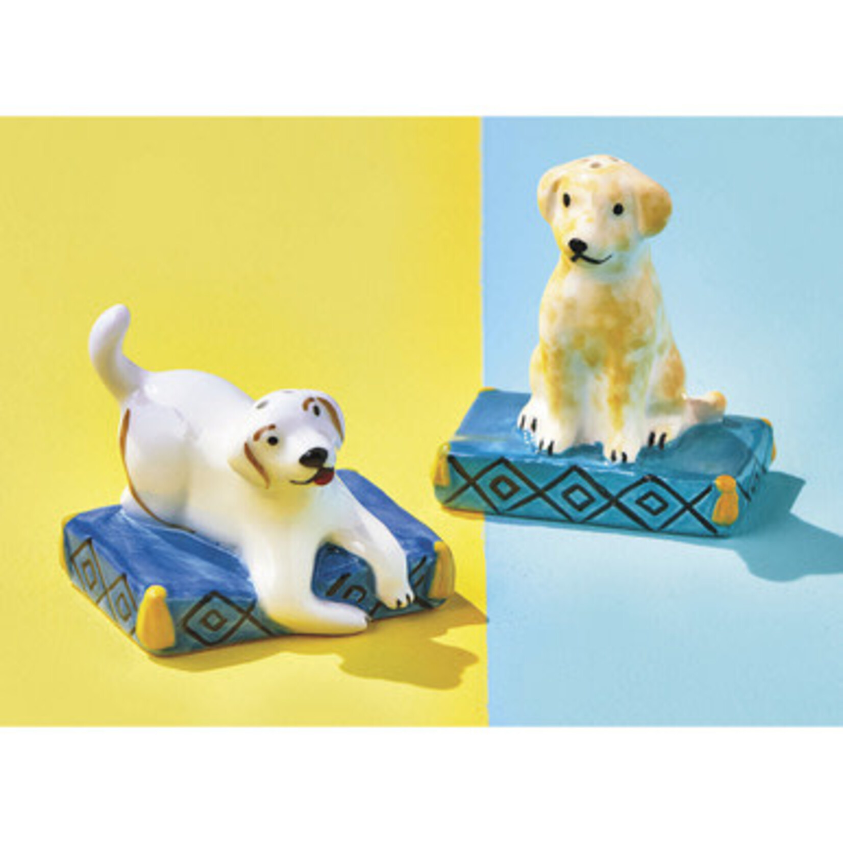 m. lynne designs good dogs salt & pepper set