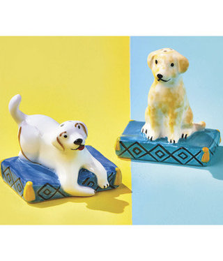 available at m. lynne designs Good Dogs Salt & Pepper Set