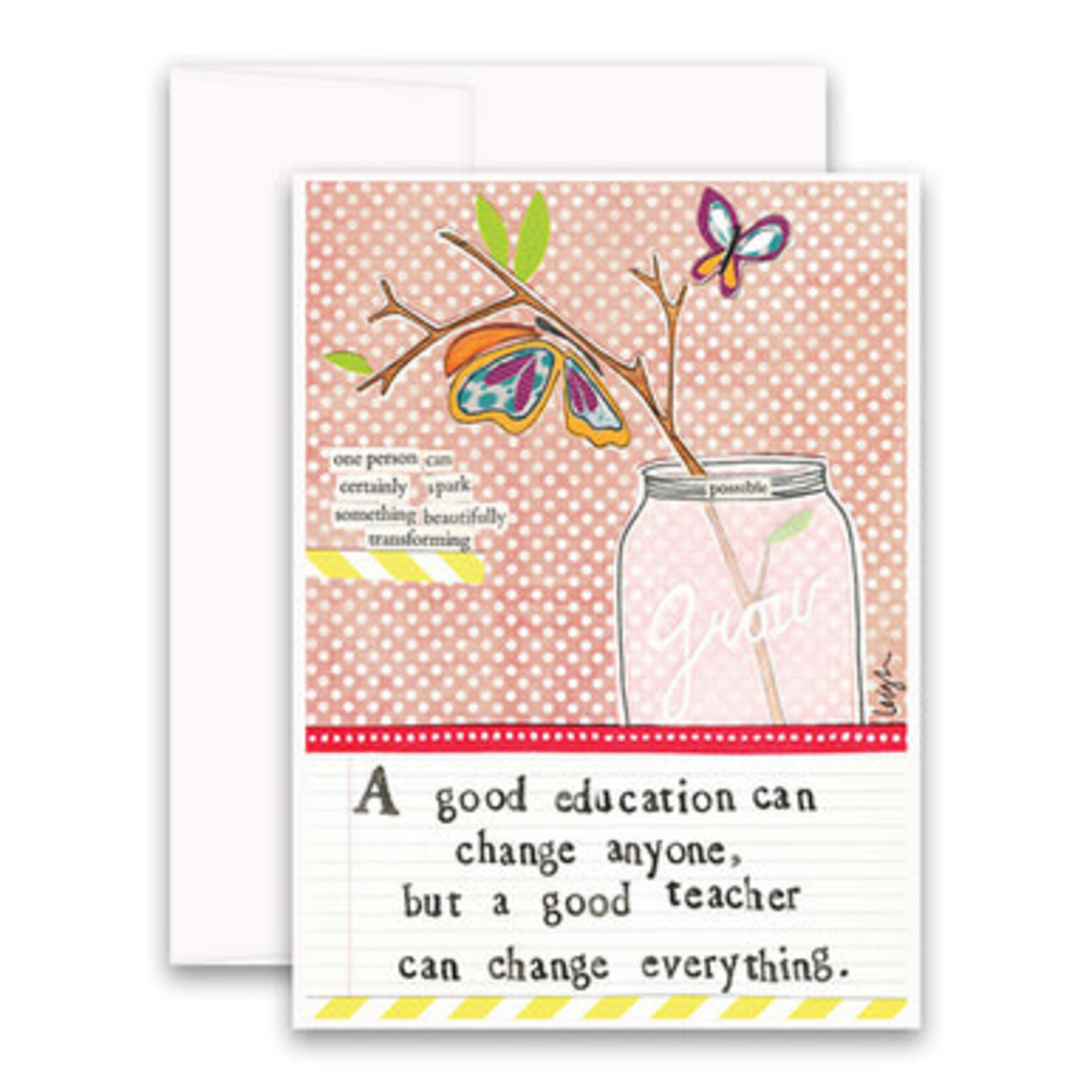 curly girl good teacher card