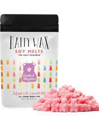 happy wax Grapefruit Mangosteen Half Pounder Bag Melt