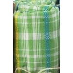 m. lynne designs green madras tea towel