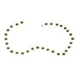 m. lynne designs green pom pom felt garland