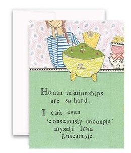 curly girl Guacamole Card