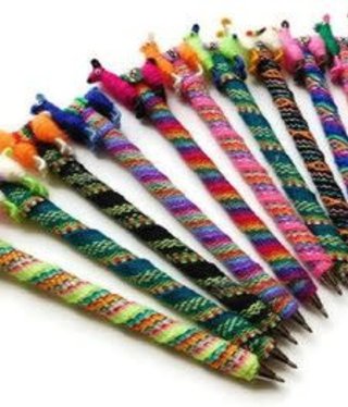 available at m. lynne designs Hand Wrapped Alpaca Yarn Pen