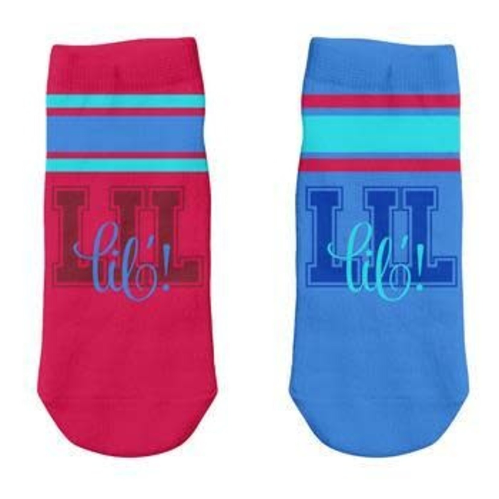 m. lynne designs lil maroon ankle socks