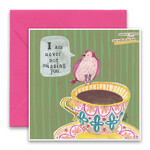 curly girl never not card