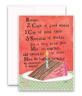 curly girl Recipe Card