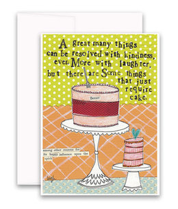 curly girl Require Cake Card