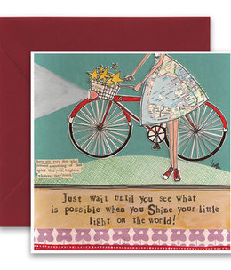 curly girl shine card