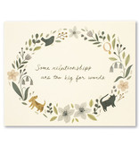 available at m. lynne designs Some Relationships Card