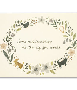 available at m. lynne designs Some Relationships Card