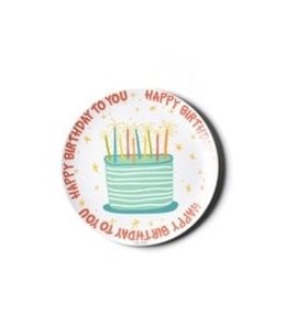 coton colors Happy Birthday Boy Melamine Dinner Plate