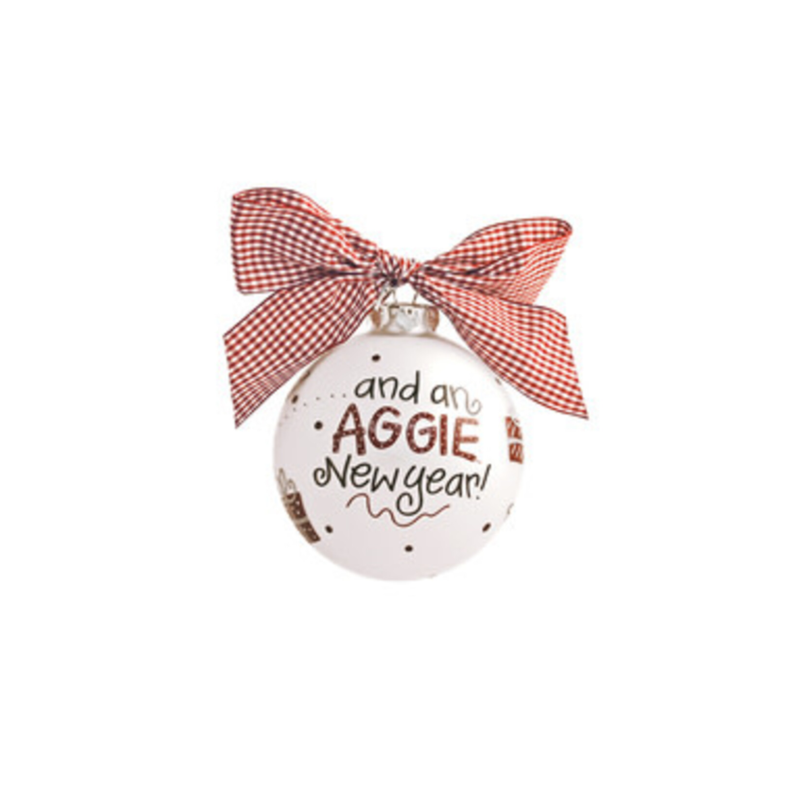 coton colors texas a&m we wish revelry glass ornament