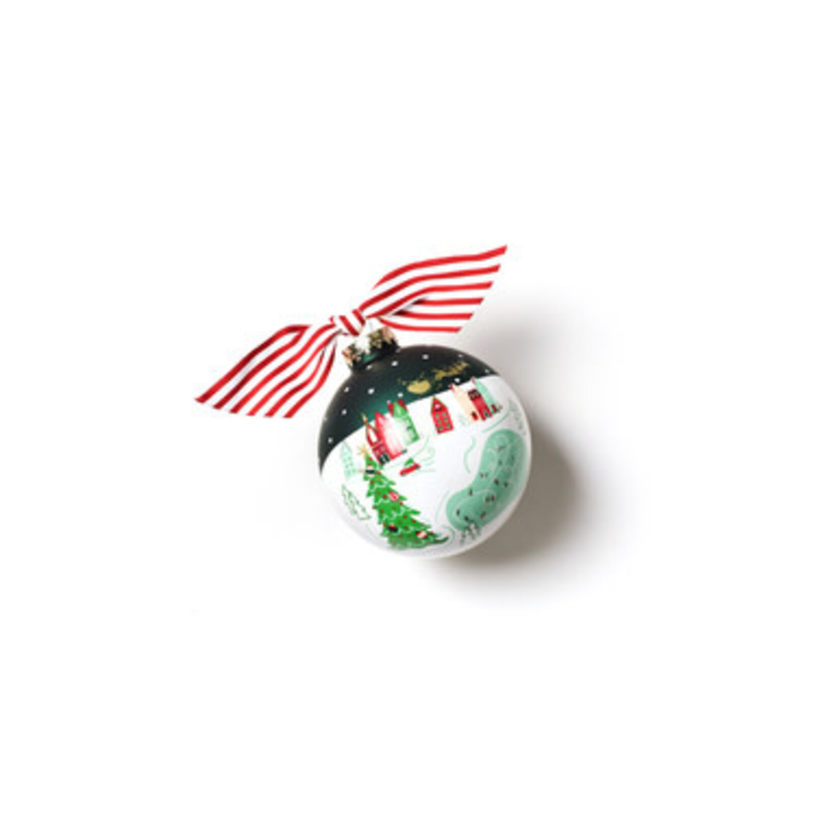 coton colors town square glass ornament