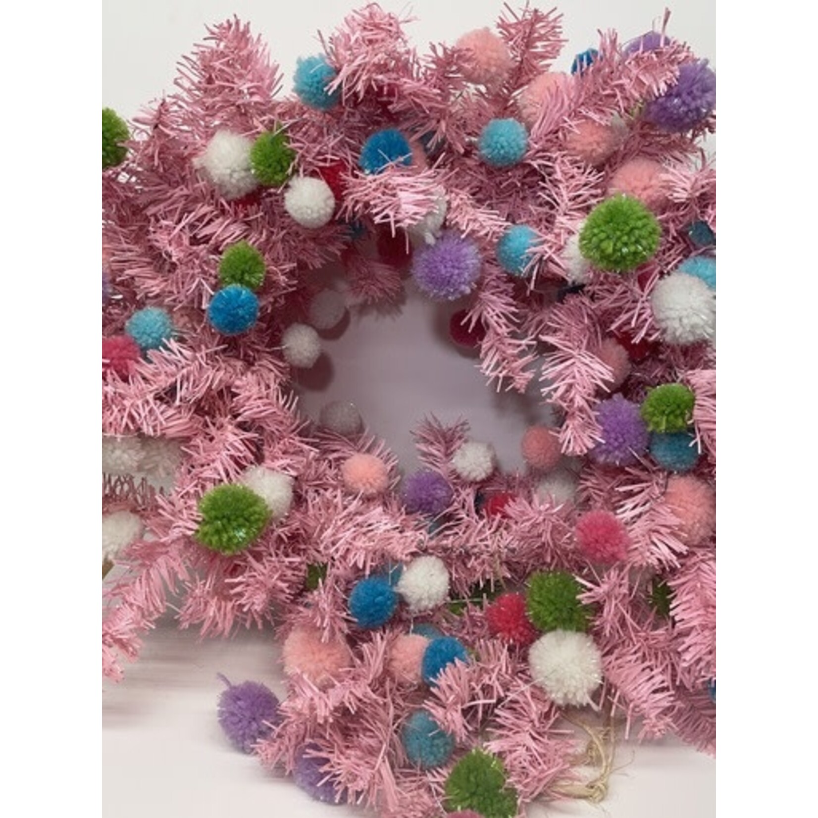m. lynne designs light pink wreath