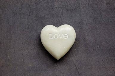 available at m. lynne designs Soapstone Heart