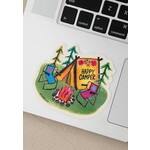 natural life happy camper sticker