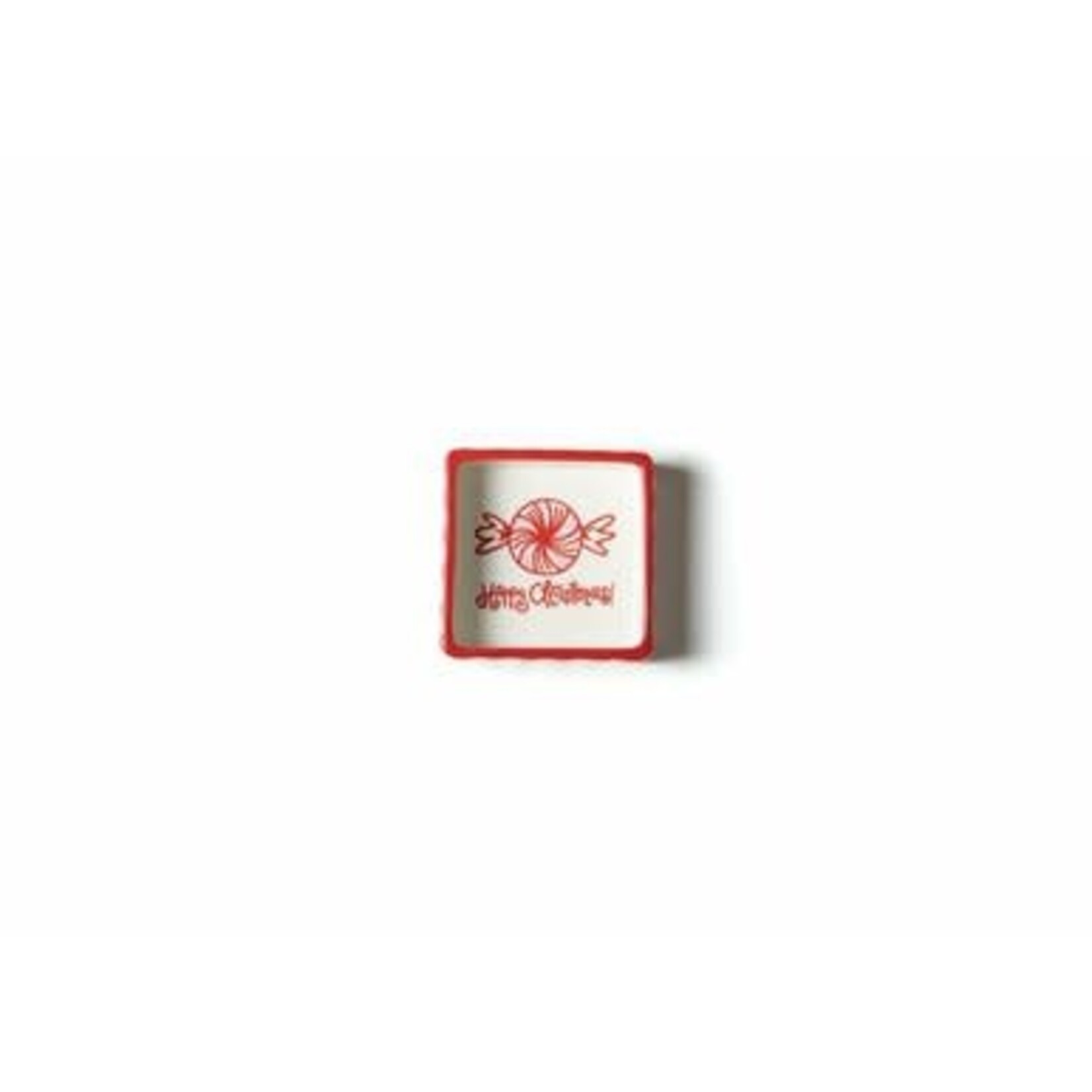 happy everything happy christmas peppermint trinket bowl