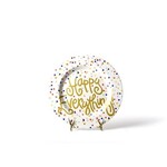 happy everything happy dot big round platter
