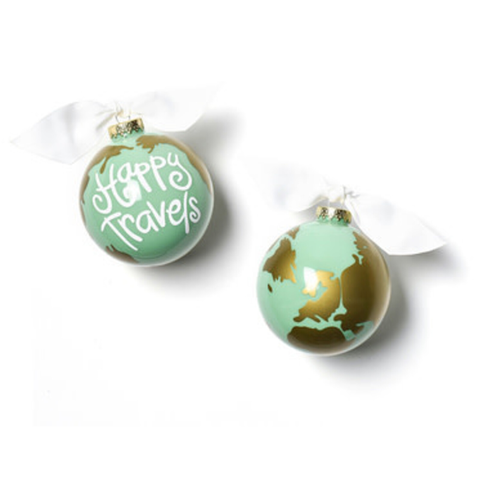 coton colors happy everything happy travels glass ornament