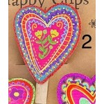 natural life heart magnet clip