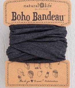 natural life Heathered Charcoal Boho Bandeau