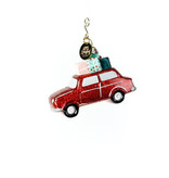 happy everything Holiday Car Shaped Ornament