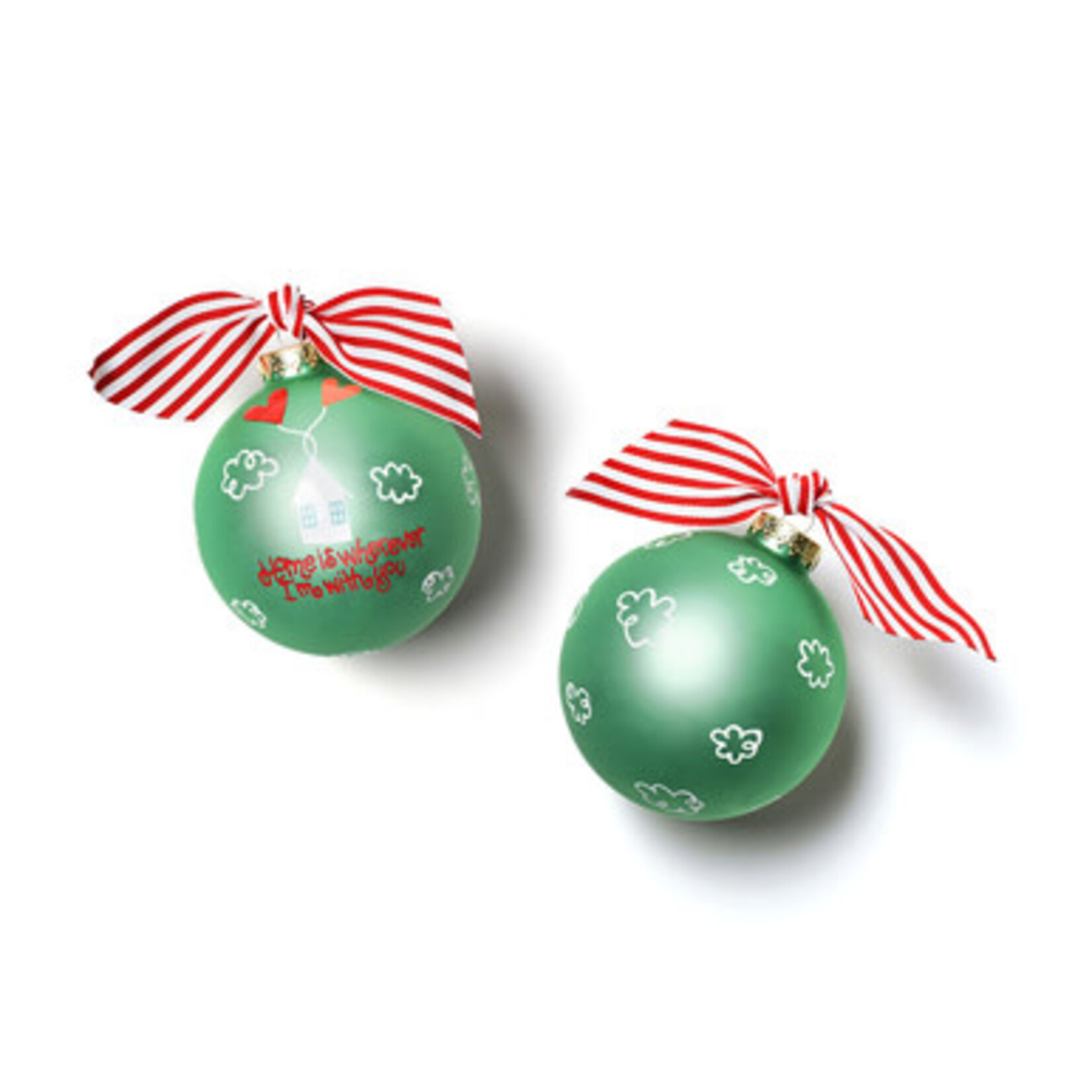 coton colors home is wherever i'm with you glass ornament
