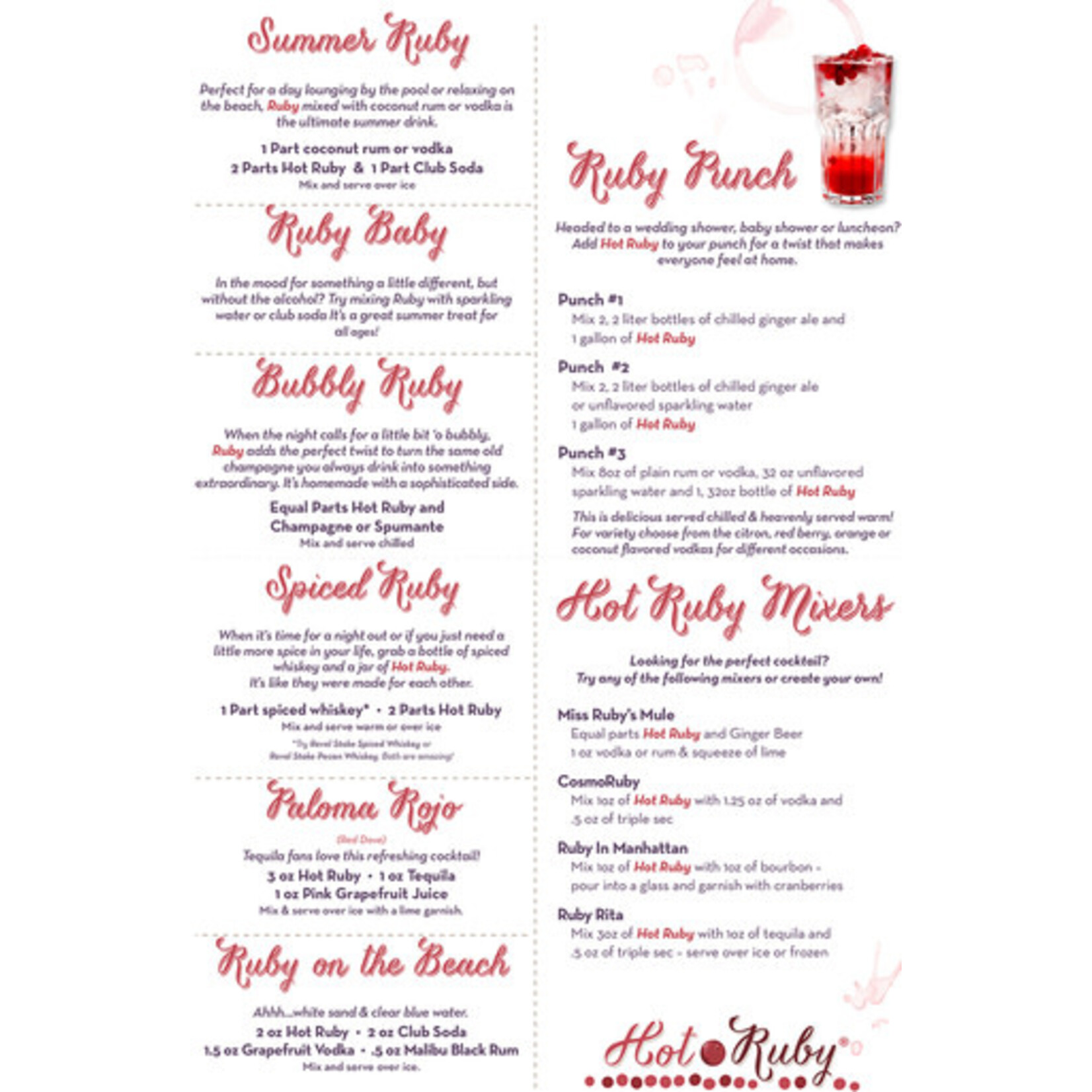 hot ruby hot ruby mixer