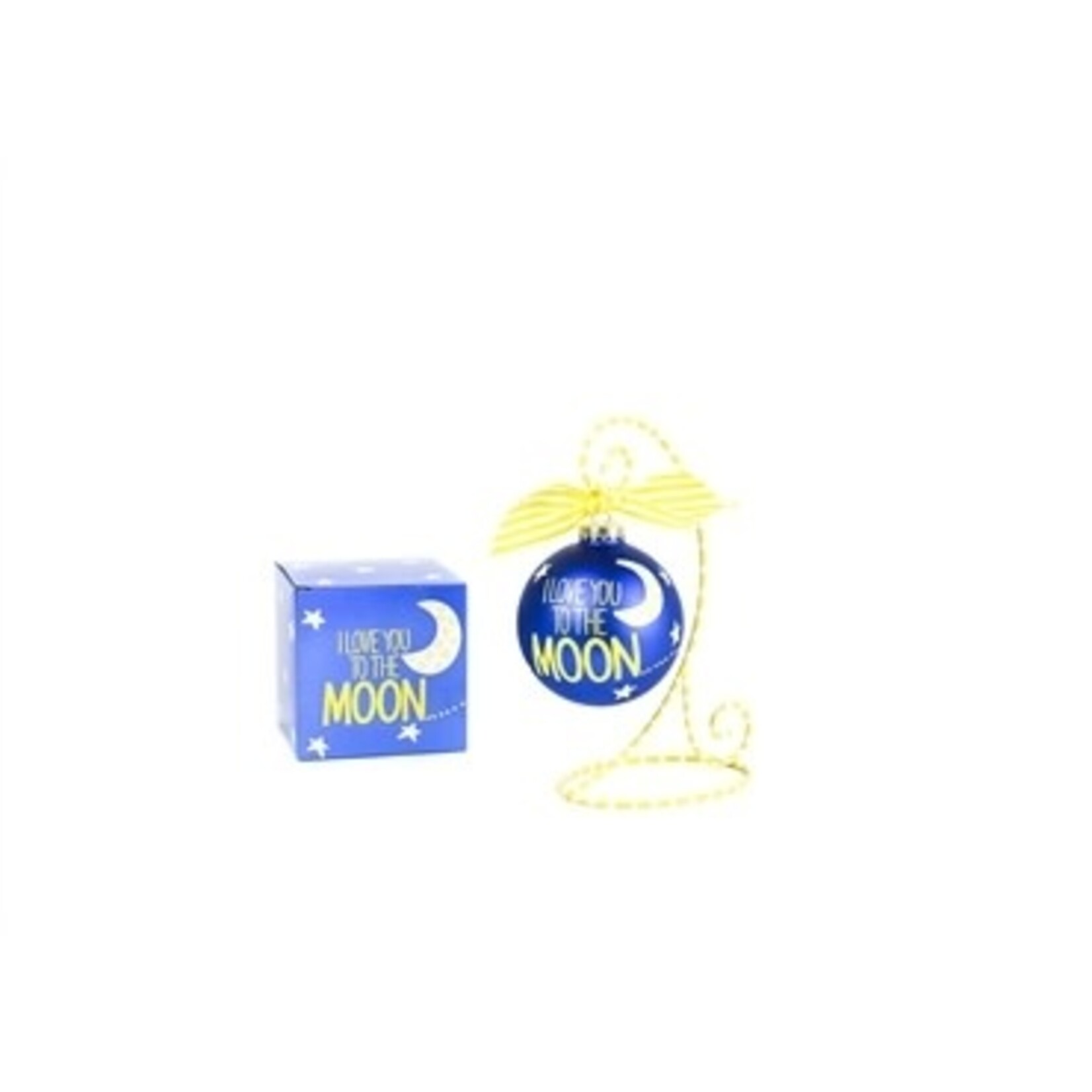 coton colors I love you to the moon and back glass ornament